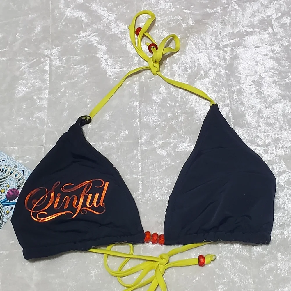 Sinful By Affliction Solar Bikini Top - Picture 7 of 8